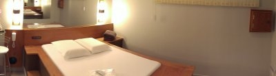 Suíte Eros do Motel Cisne, detalhe de decoração